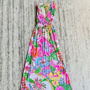 Lilly Pulitzer Strapless Maxi